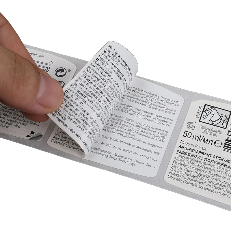 Peel Off Name Stickers